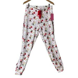 NEW NWT ISAAC MIZRAHI Plush Pug PJ Pajama Lounge Pants Size Medium